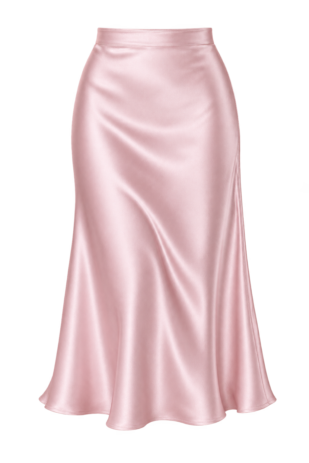 Satin skirt